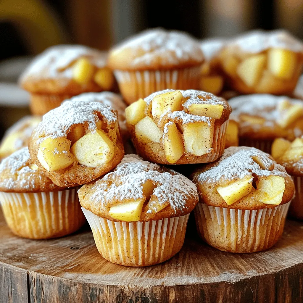 Cinnamon Sugar Apple Muffins Tasty and Simple Recipe