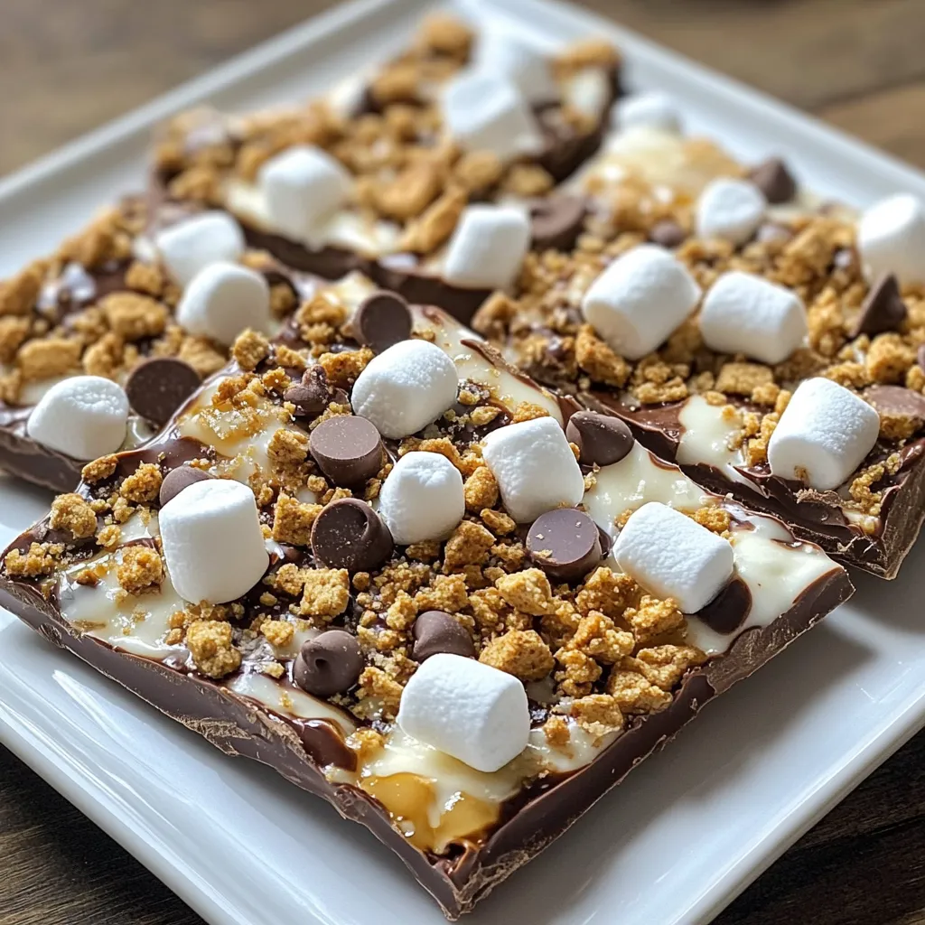 S’mores Chocolate Bark Irresistible and Easy Treat