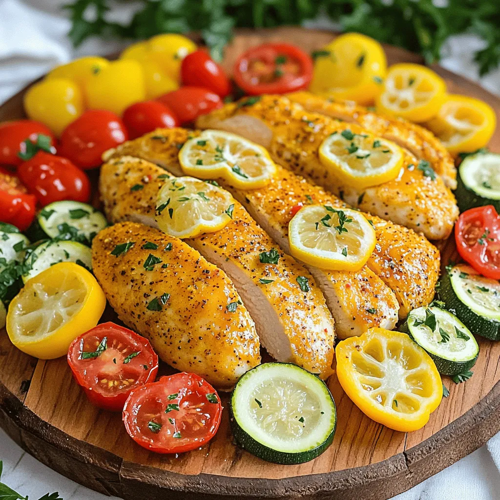 Sheet Pan Lemon Pepper Chicken Veggies Delight