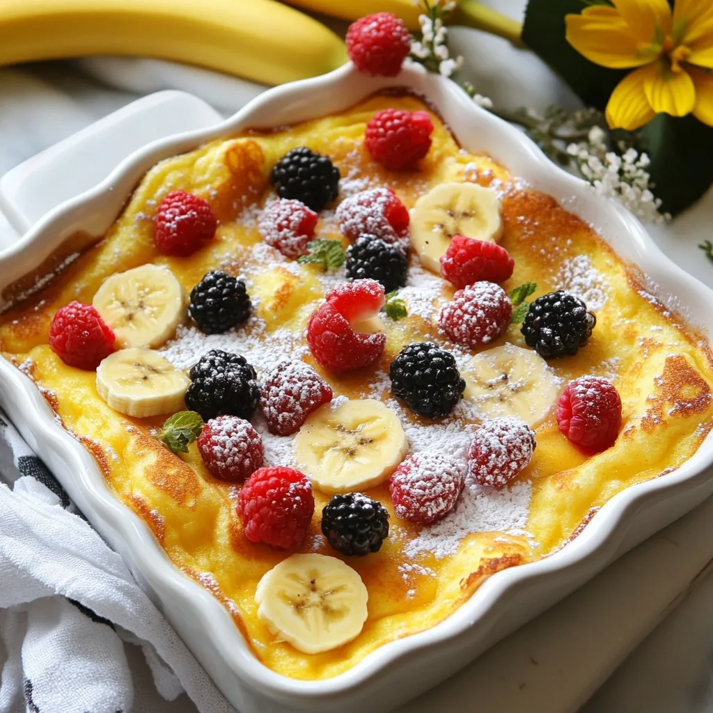 Fluffy German Oven Pancake Tasty and Simple Recipe