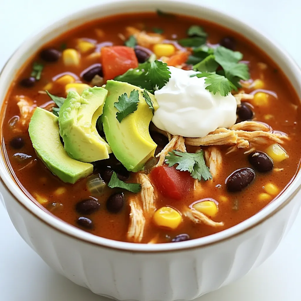 Slow Cooker Chicken Enchilada Soup Easy and Tasty Meal
