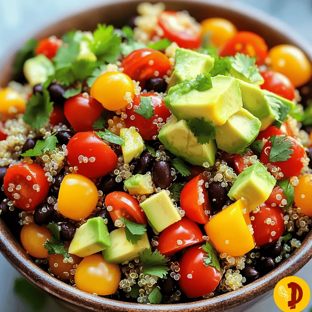 Fiesta Quinoa Salad Flavorful and Nourishing Dish