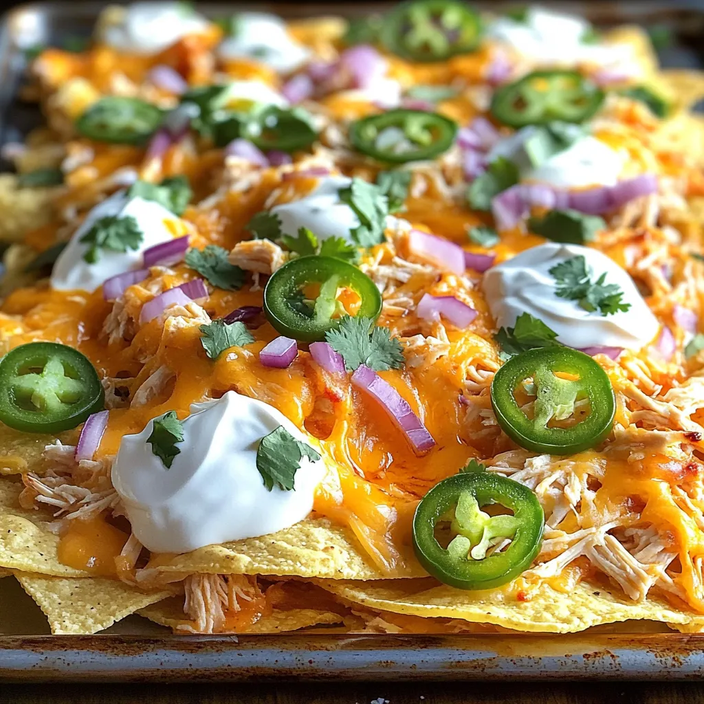Sheet Pan Buffalo Chicken Nachos Tasty and Easy Meal