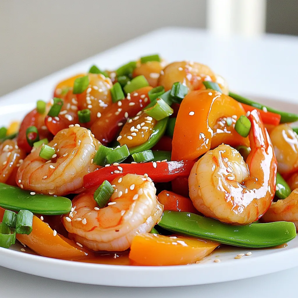 Honey Garlic Shrimp Stir-Fry Quick and Tasty Dish