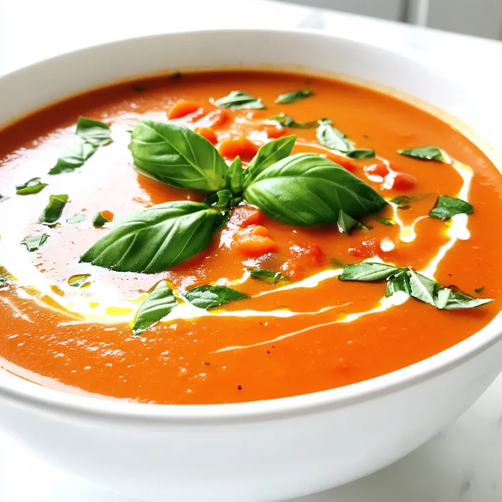 Slow Cooker Creamy Tomato Soup Simple and Comforting