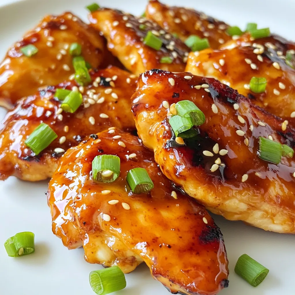Honey Garlic Chicken Breasts Juicy and Flavorful Dish