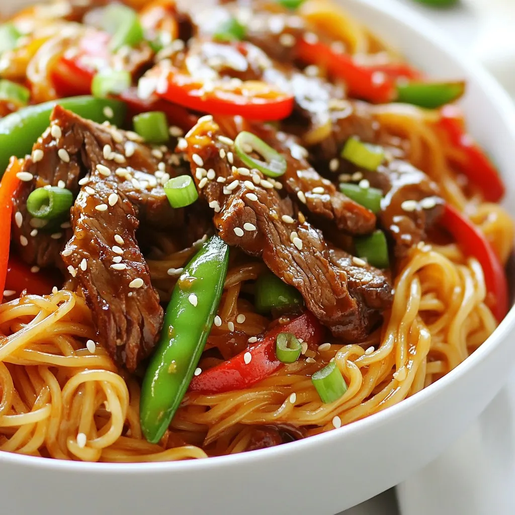 Minute Beef and Noodles Quick and Tasty Recipe