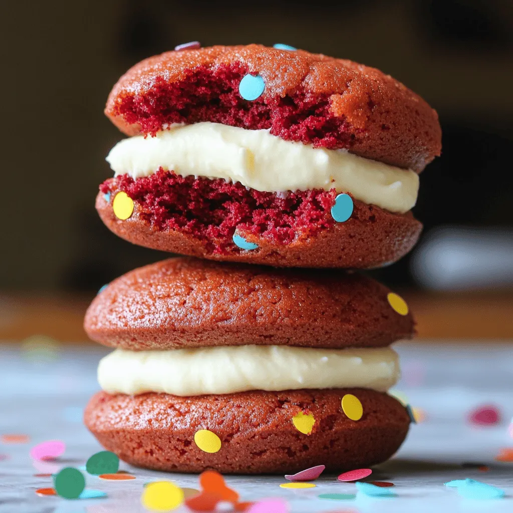 Red Velvet Cupcake Cookies Delightful and Easy Treat
