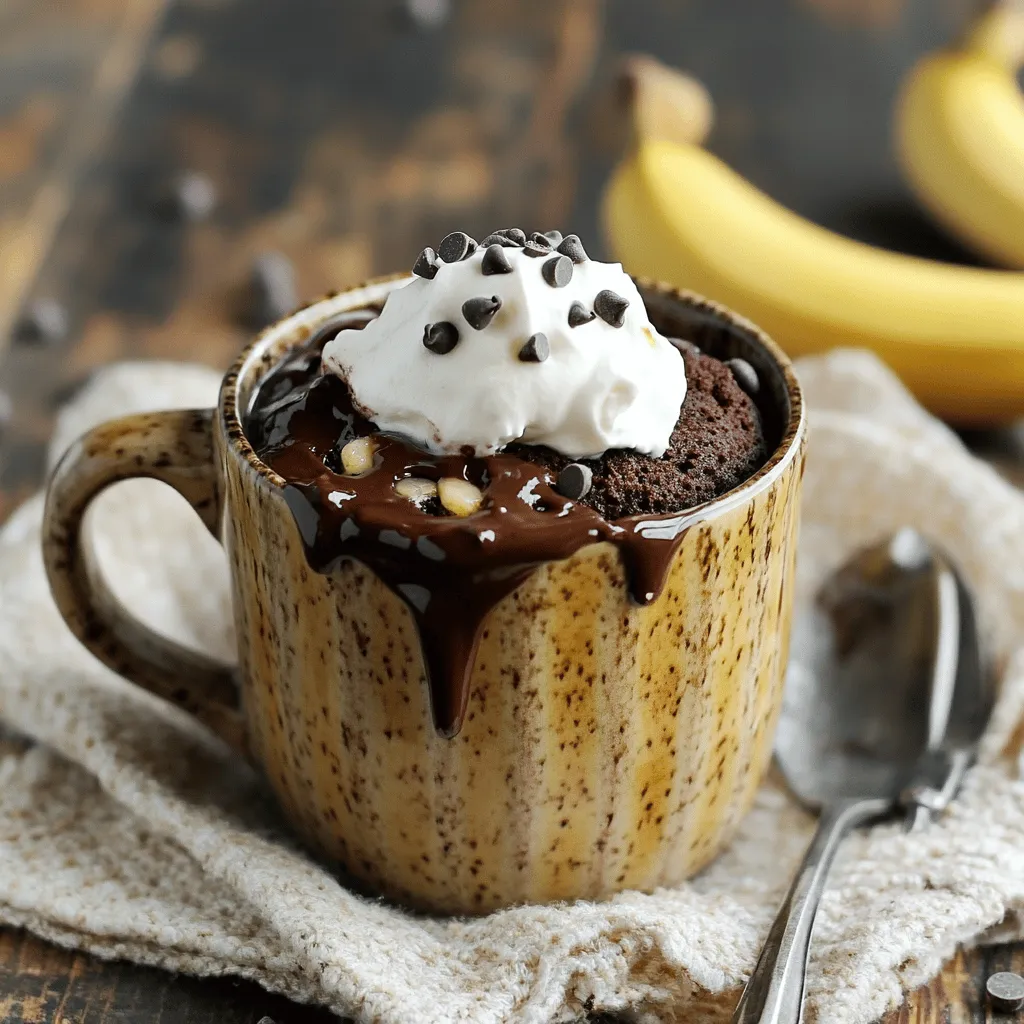Chocolate Banana Mug Cake Delightful and Easy Recipe