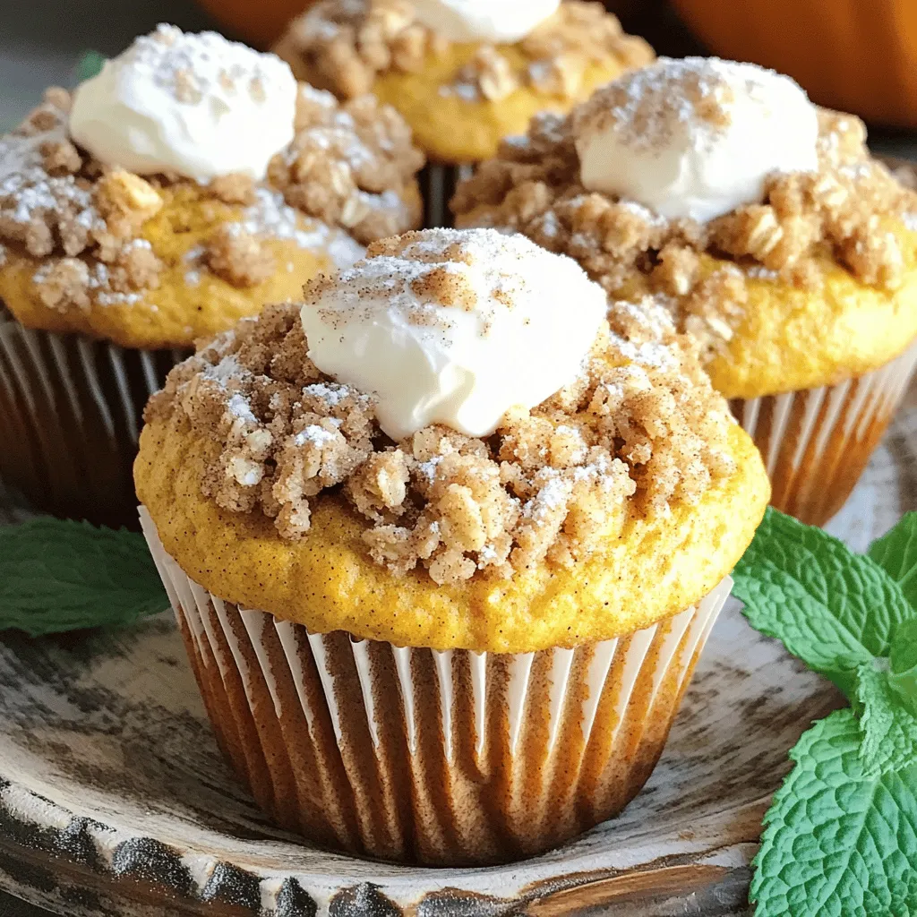 Pumpkin Cream Cheese Streusel Muffins Delightful Treat