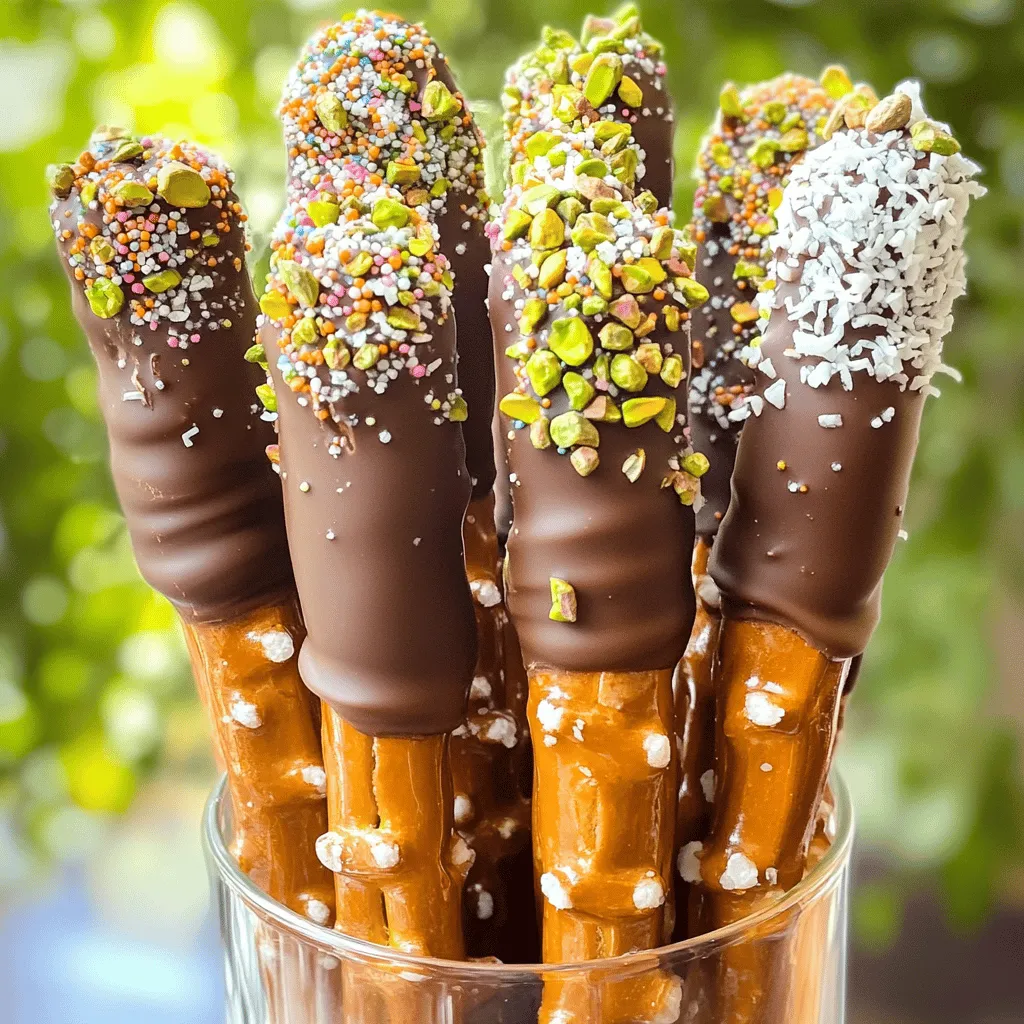 Chocolate Dipped Pretzel Rods Irresistible Treats to Make