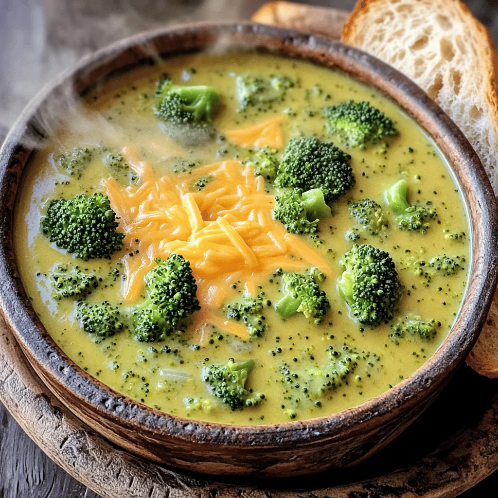 Creamy Broccoli Cheddar Soup Simple and Savory Recipe
