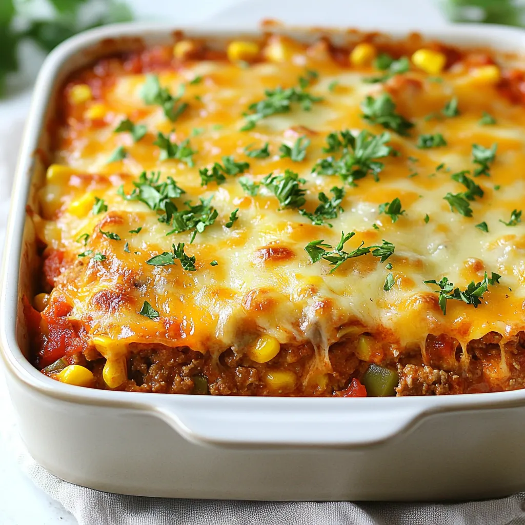 Cheesy Meatloaf Casserole Flavorful and Simple Dish