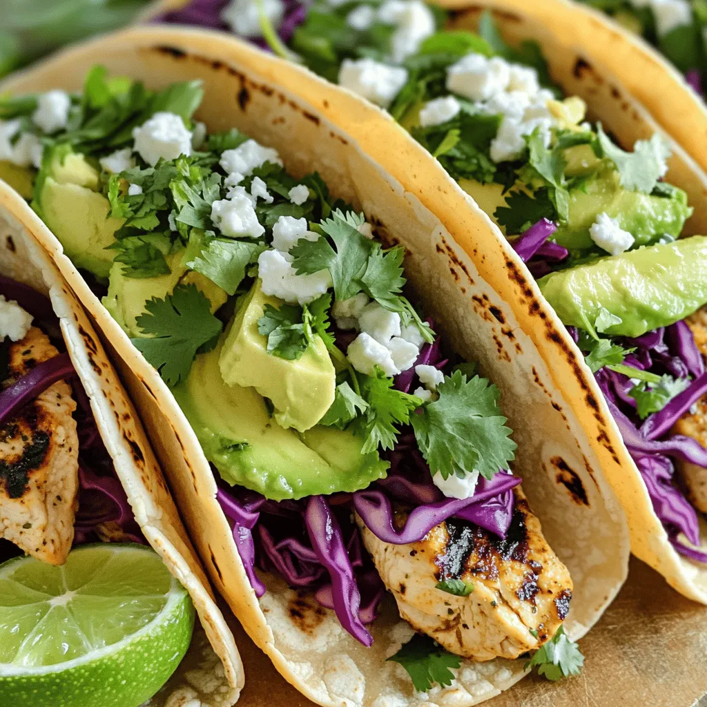 Cilantro Lime Chicken Tacos Fresh Flavorful Delight