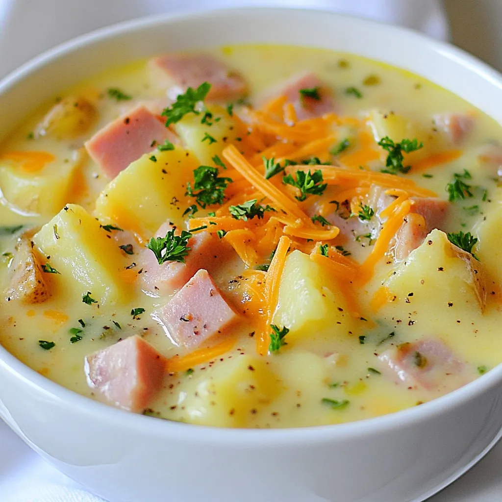 Ham &#038; Potato Soup Flavorful Comfort Food Recipe