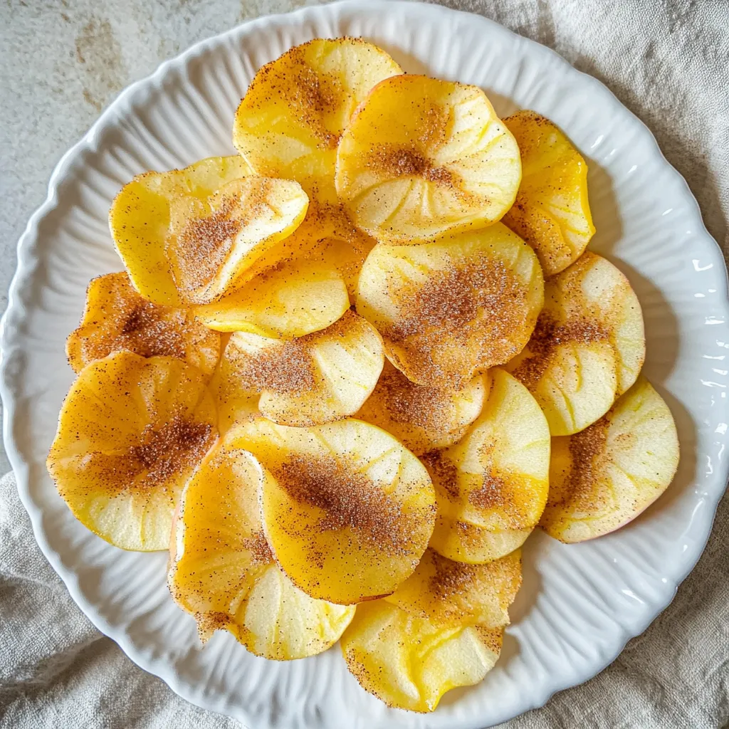 Air Fryer Cinnamon Sugar Apple Chips Simple and Sweet