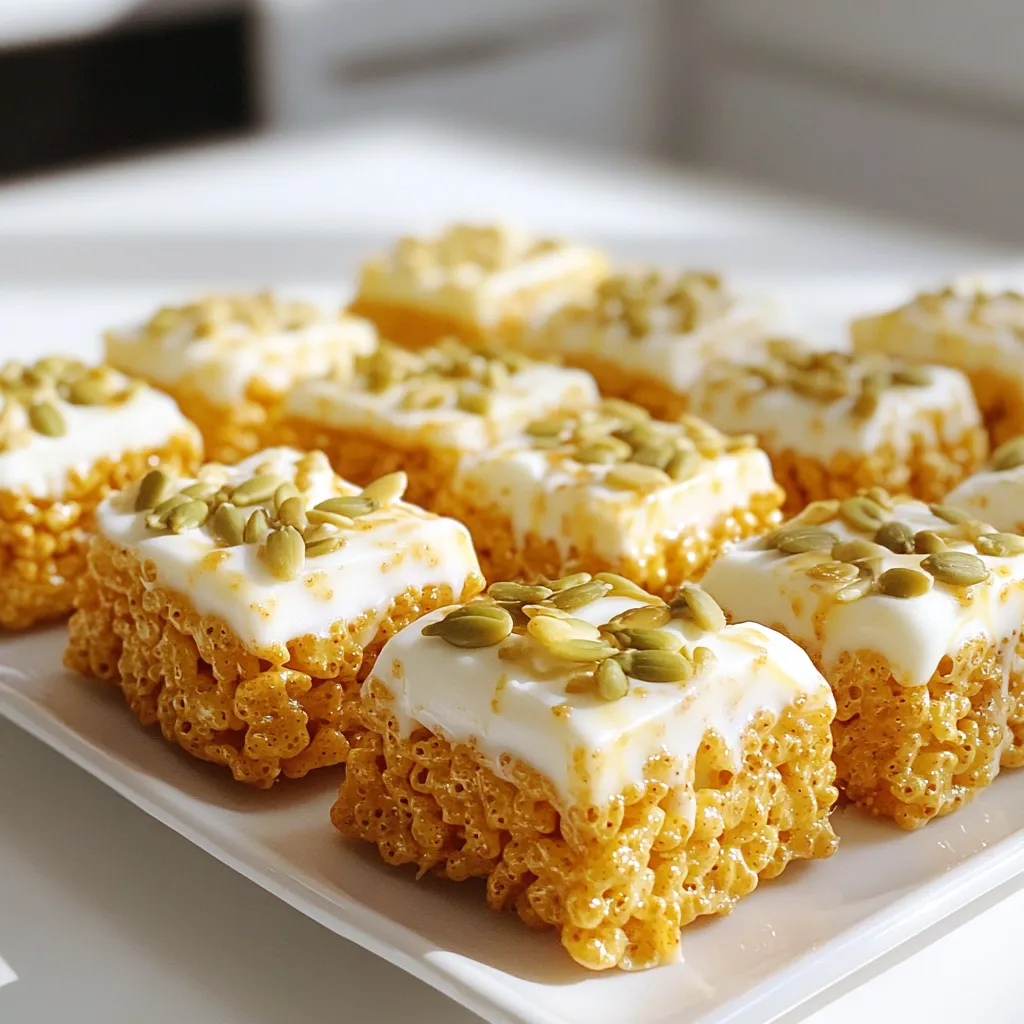 Pumpkin Spice Rice Krispie Treats Simple and Sweet Snack