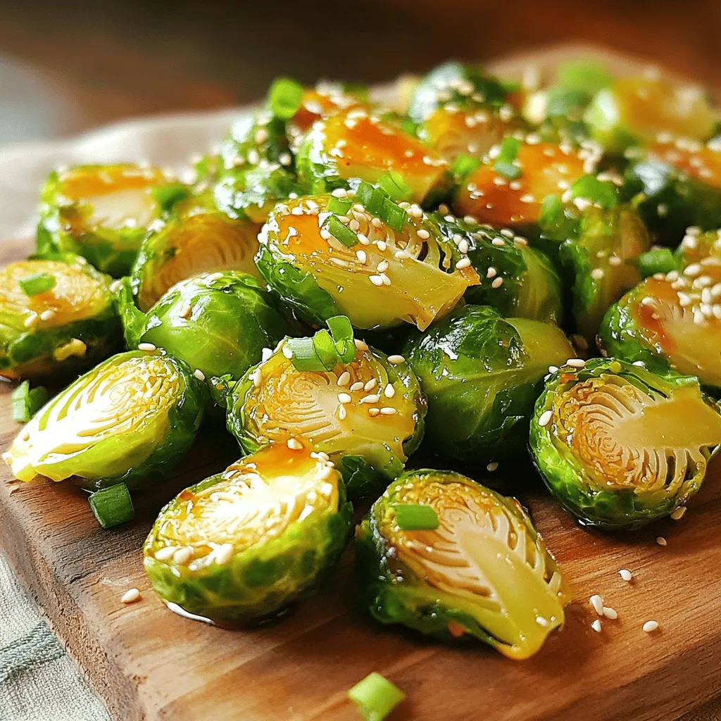 Honey Sriracha Brussels Sprouts Tasty Roasted Delight