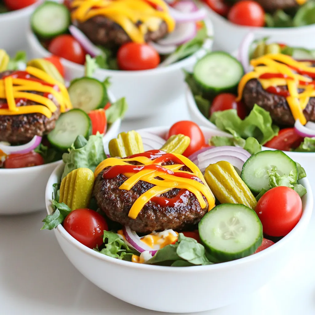 Burger Bowls Packed with Flavorful Ingredients