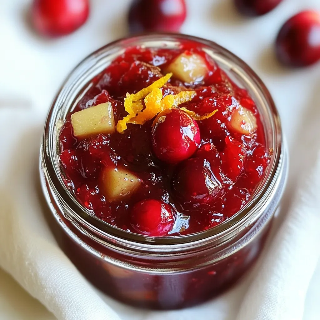 Cranberry Apple Orange Jam Easy Homemade Delight