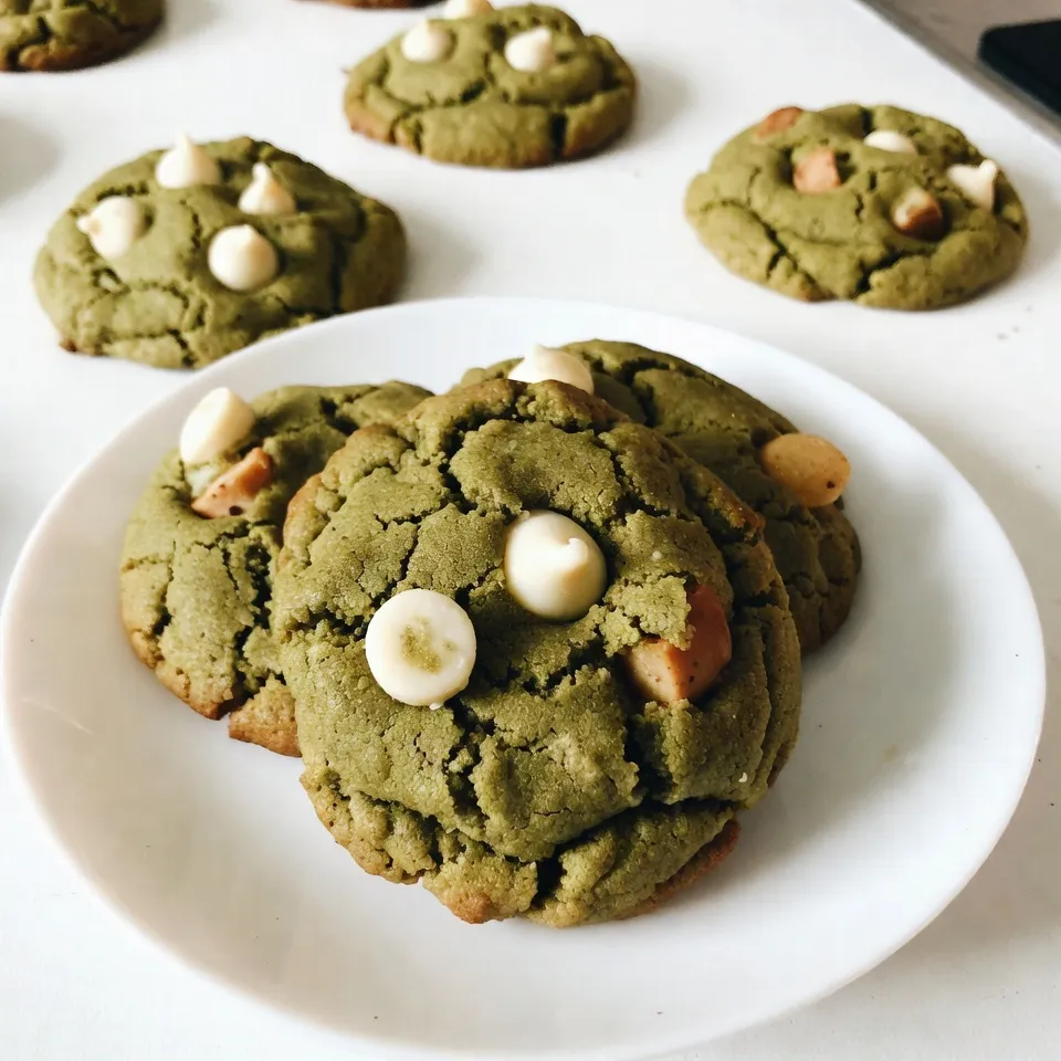Matcha White Chocolate Cookies Irresistible Treats