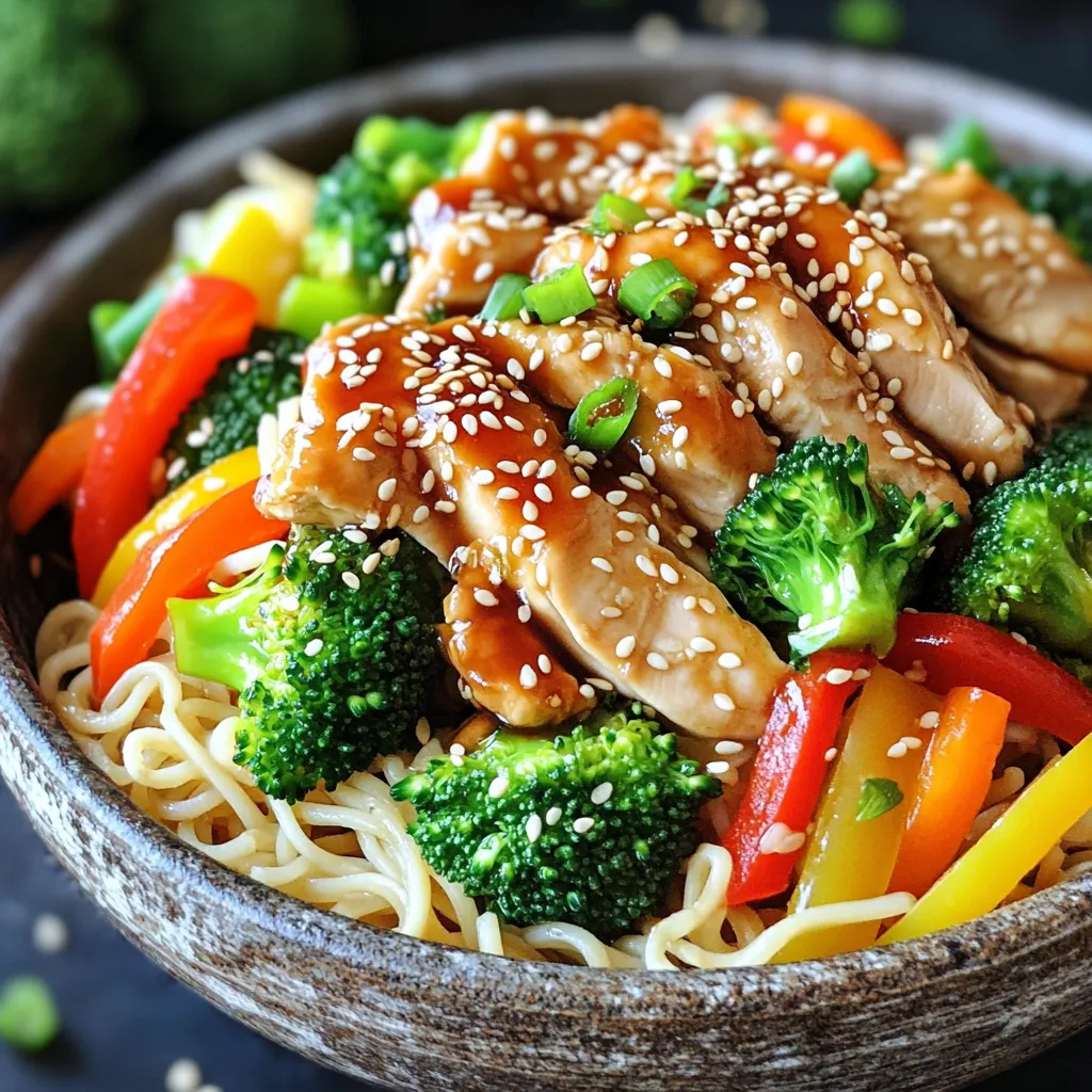 Teriyaki Chicken Noodle Bowls Quick and Flavorful Meal