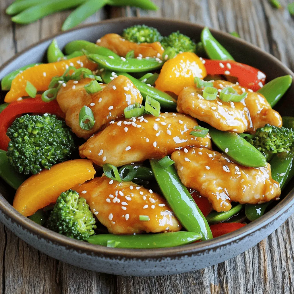 Orange Glazed Chicken Stir Fry Flavorful Dinner Idea