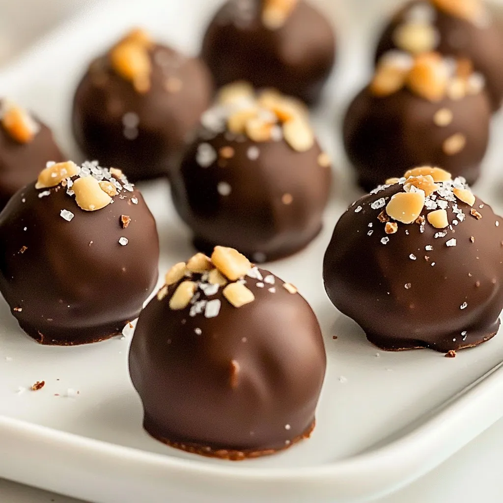 Salted Caramel Fudge Truffles Irresistible Dessert Treat