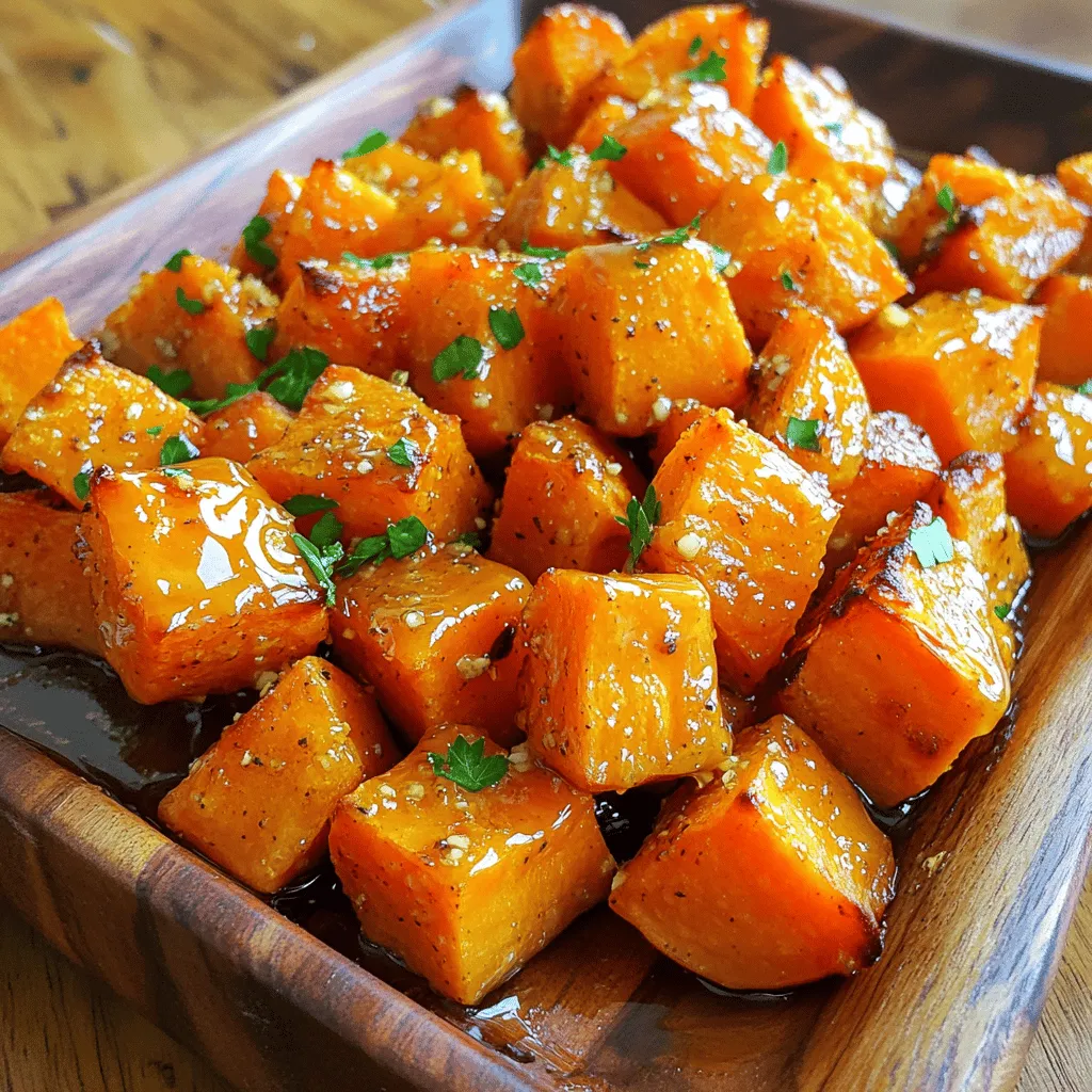 Honey Garlic Roasted Sweet Potatoes Flavorful Recipe