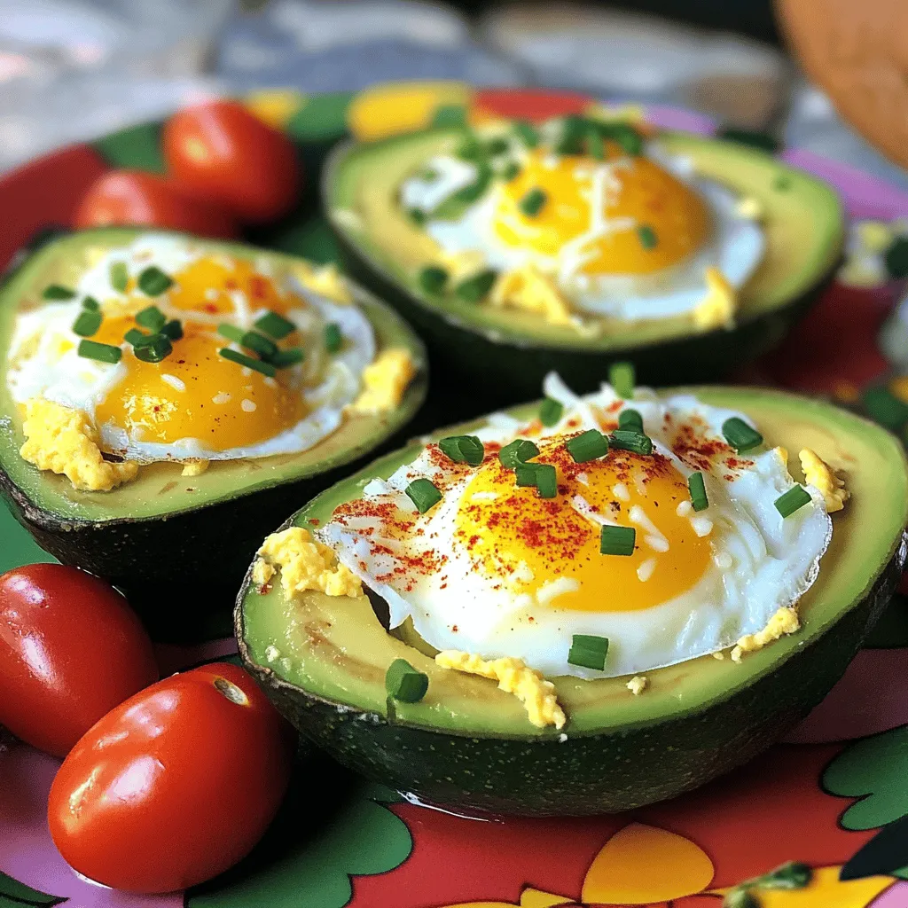 Avocado Egg Breakfast Boats Flavorful Morning Treat