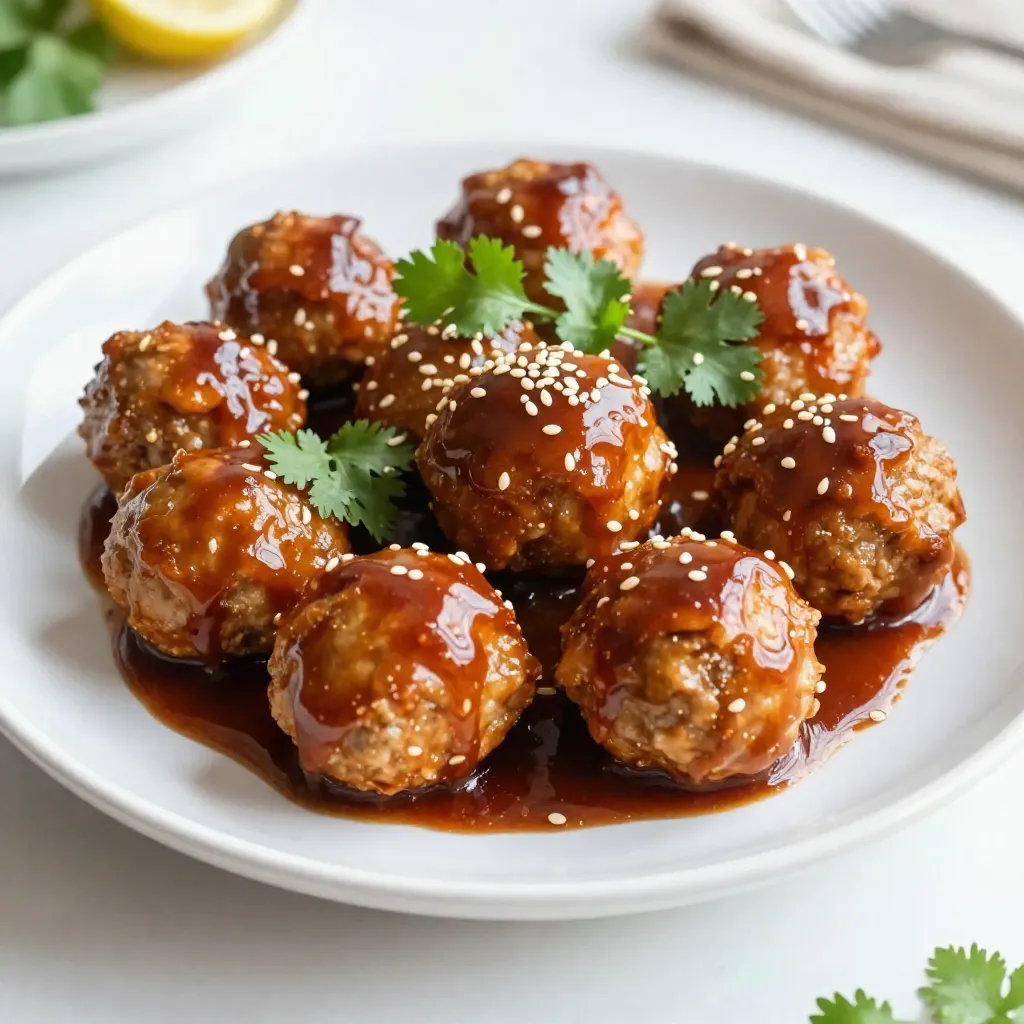 Teriyaki Chicken Meatballs Flavorful and Simple Recipe