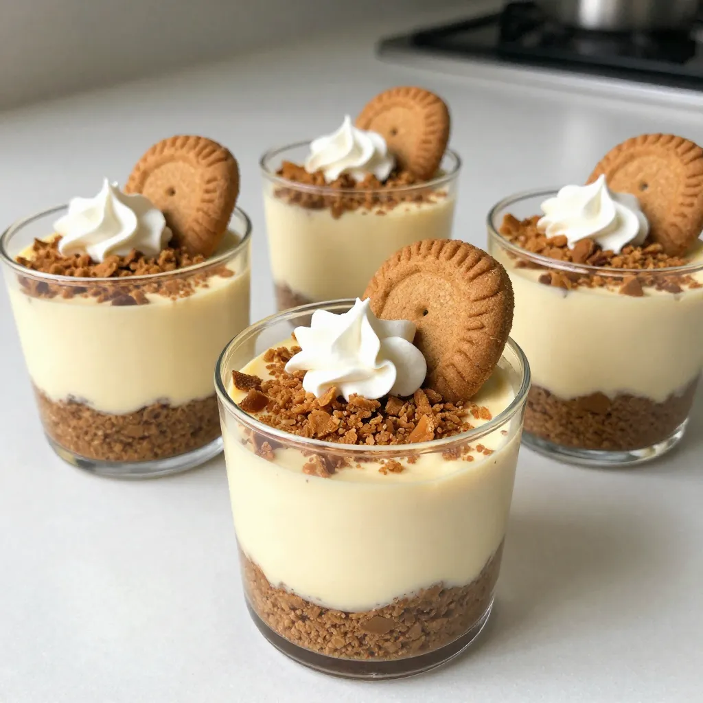 No-Bake Gingerbread Cheesecake Cups Easy Dessert Delight