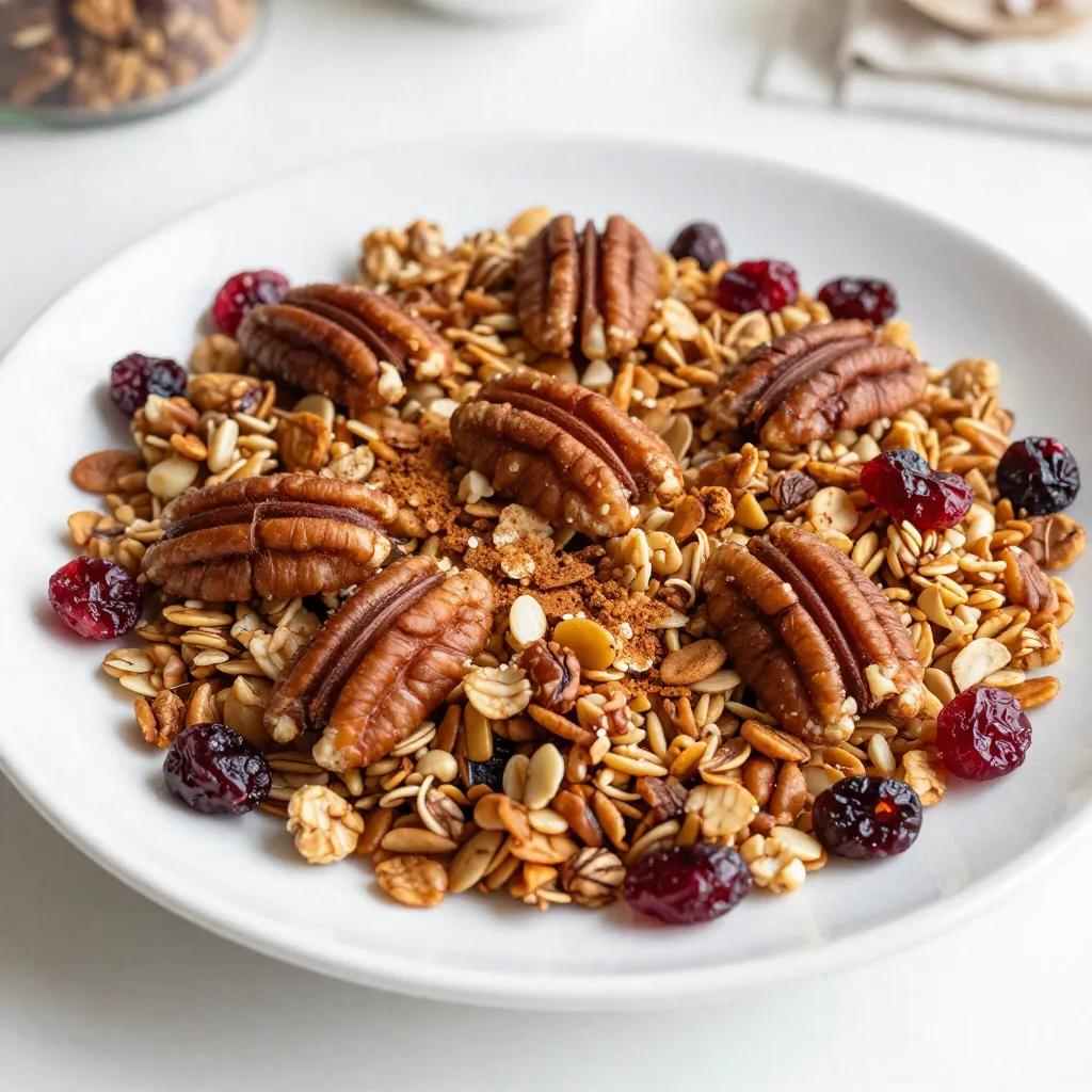 Maple Pecan Granola Tasty and Healthy Snack Idea