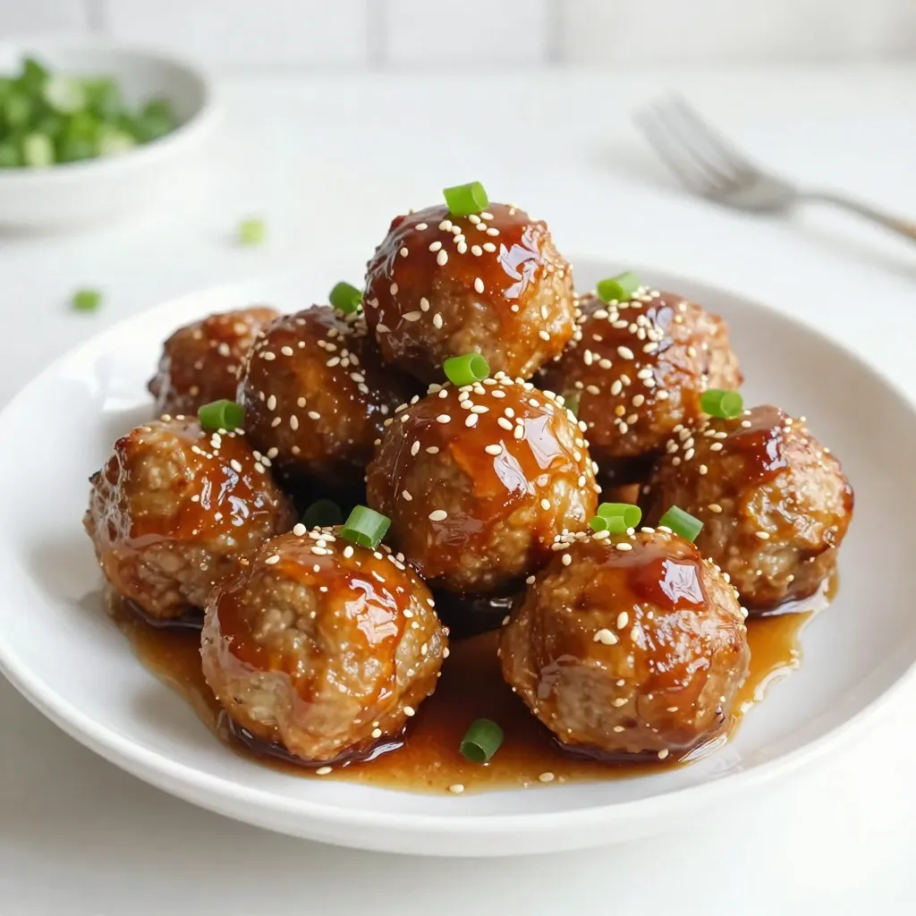 Honey Garlic Glazed Meatballs Irresistible Flavor Burst