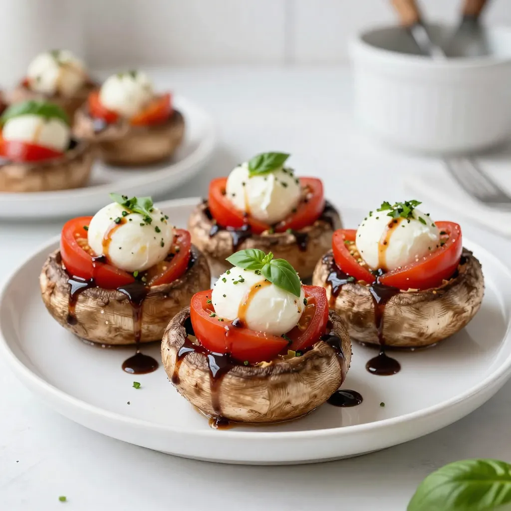 Caprese Stuffed Portobellos Flavorful and Healthy Treat