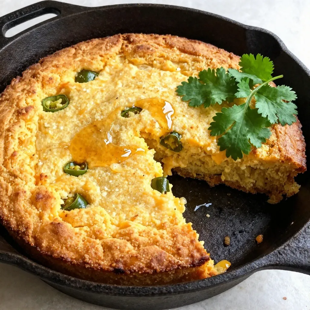 Cheddar Jalapeño Cornbread Comfort Food Delight
