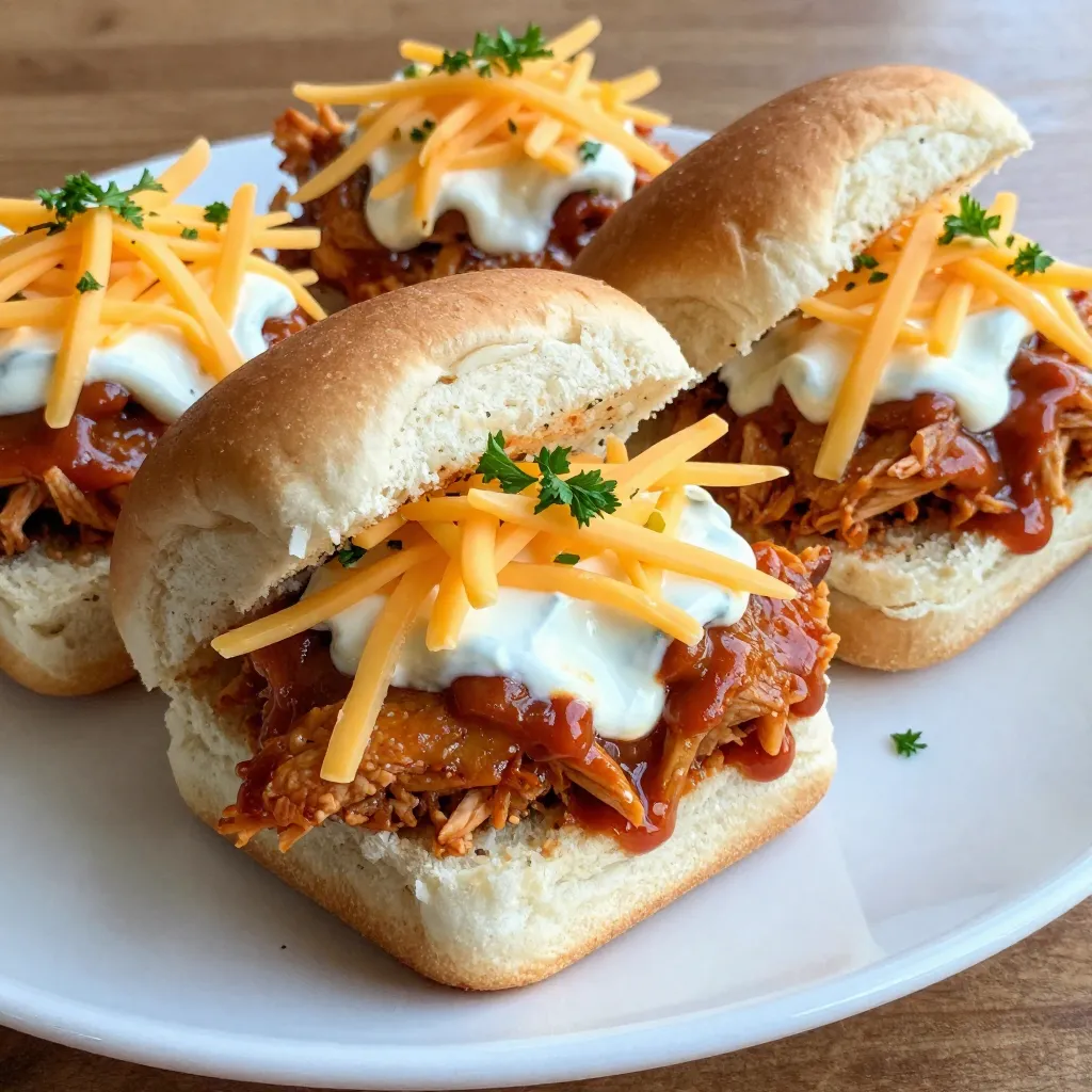 Savory Buffalo Chicken Sliders Easy and Flavorful Dish