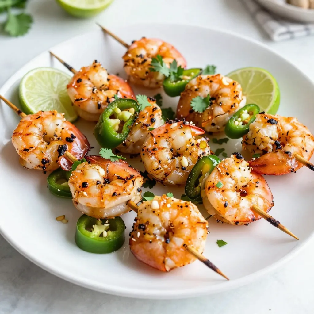 Jalapeño Lime Grilled Shrimp Flavorful Summer Dish