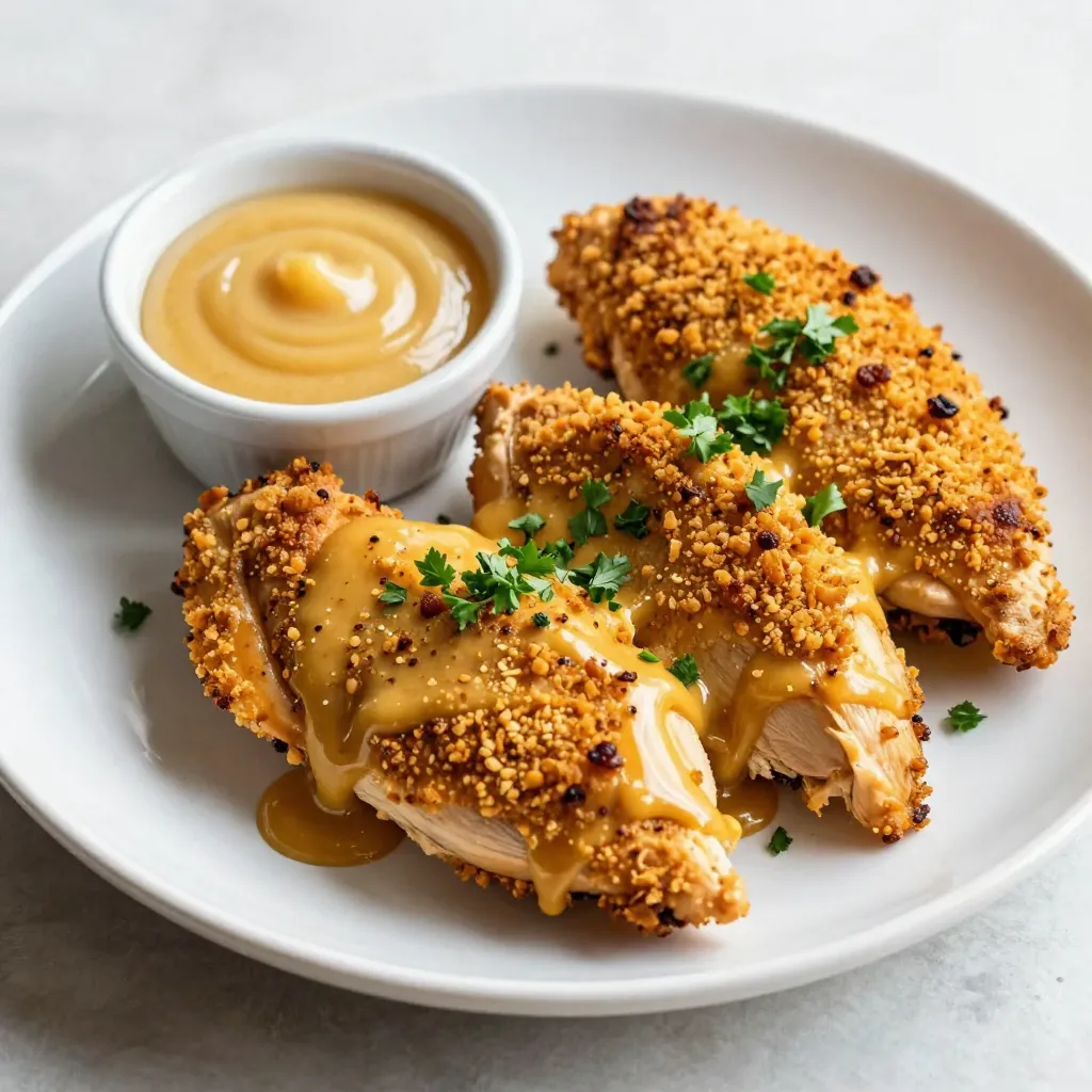 Honey Mustard Pretzel Chicken Crunchy and Flavorful Dish