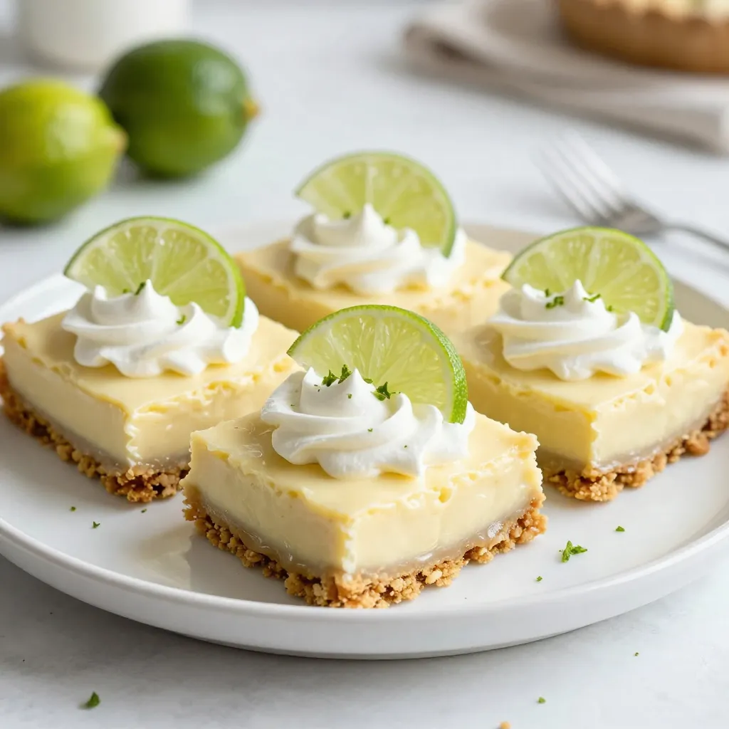 Key Lime Pie Bars Delightful Citrus Dessert Recipe