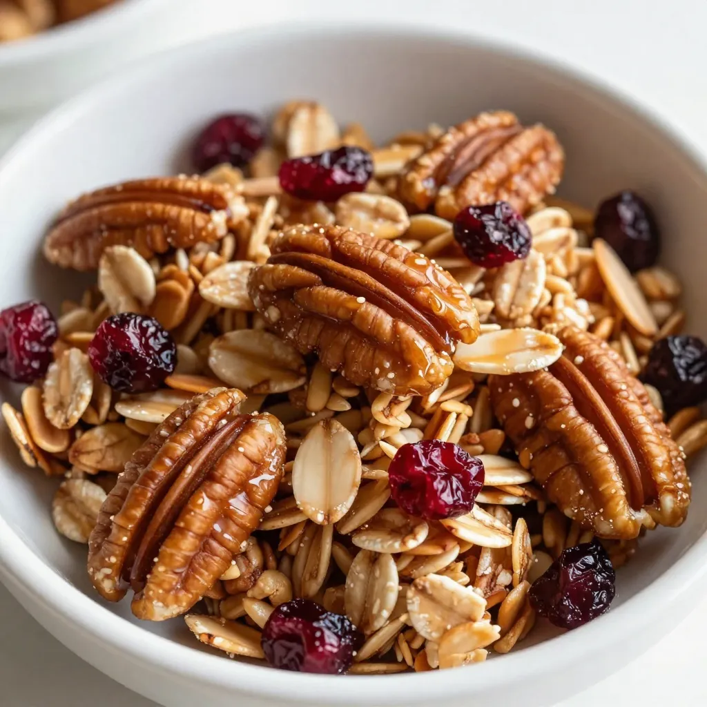 Maple Pecan Granola Clusters Crunchy and Tasty Treat
