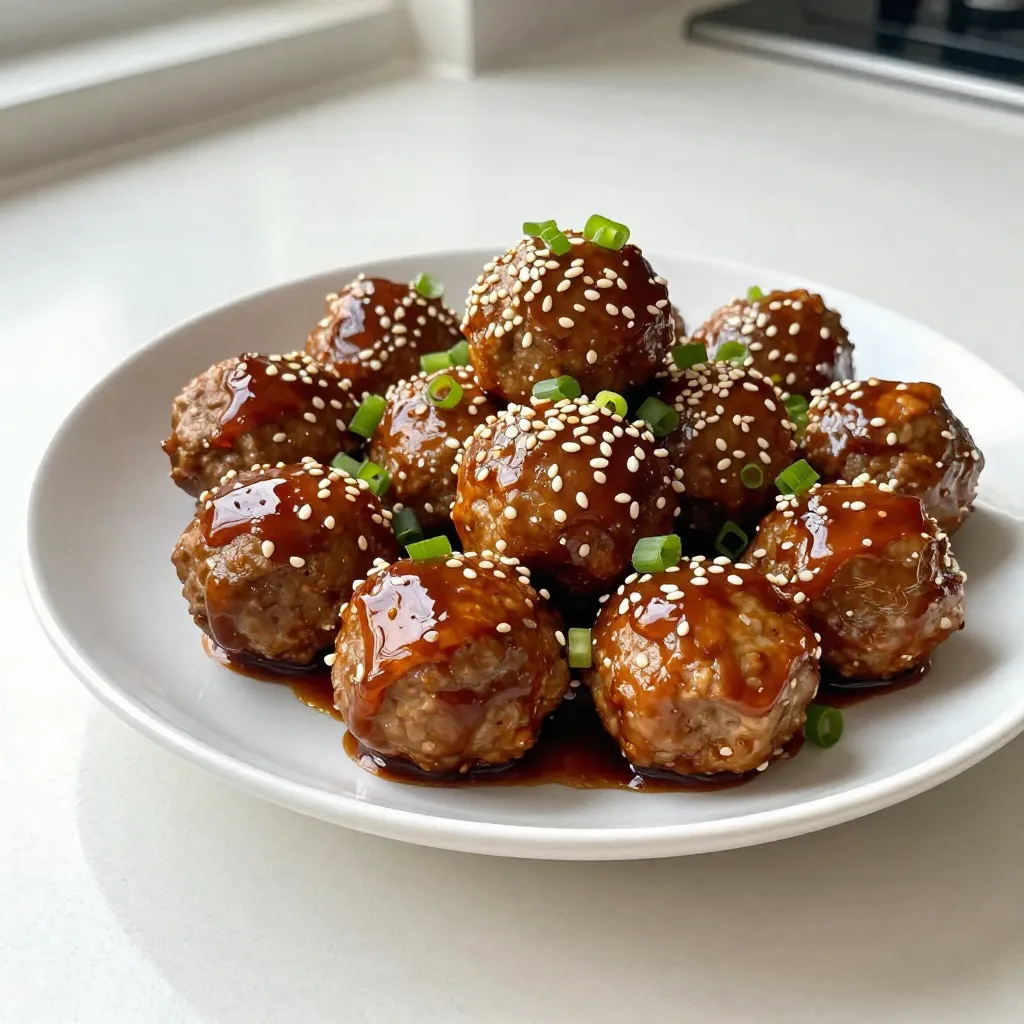 Teriyaki Turkey Meatballs Tasty and Simple Recipe