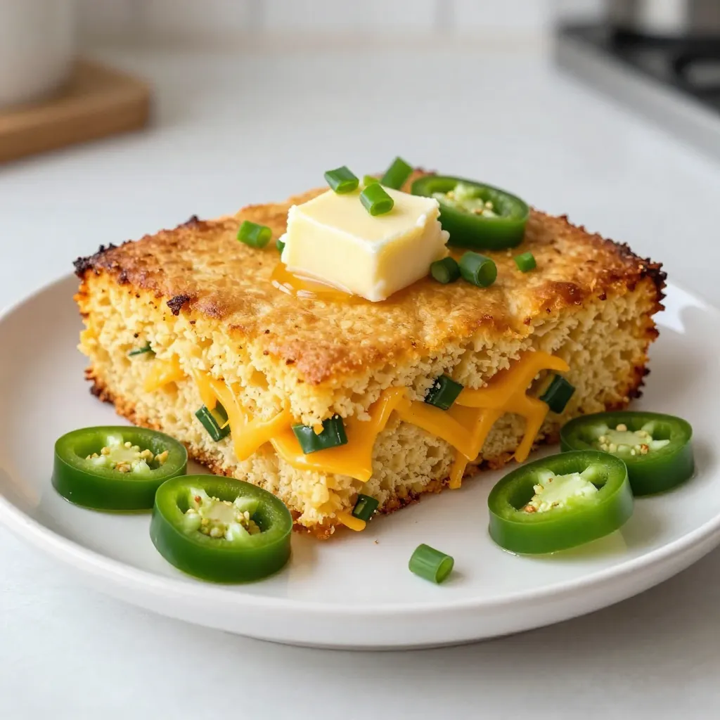 Cheddar Jalapeño Cornbread Flavorful and Simple Recipe