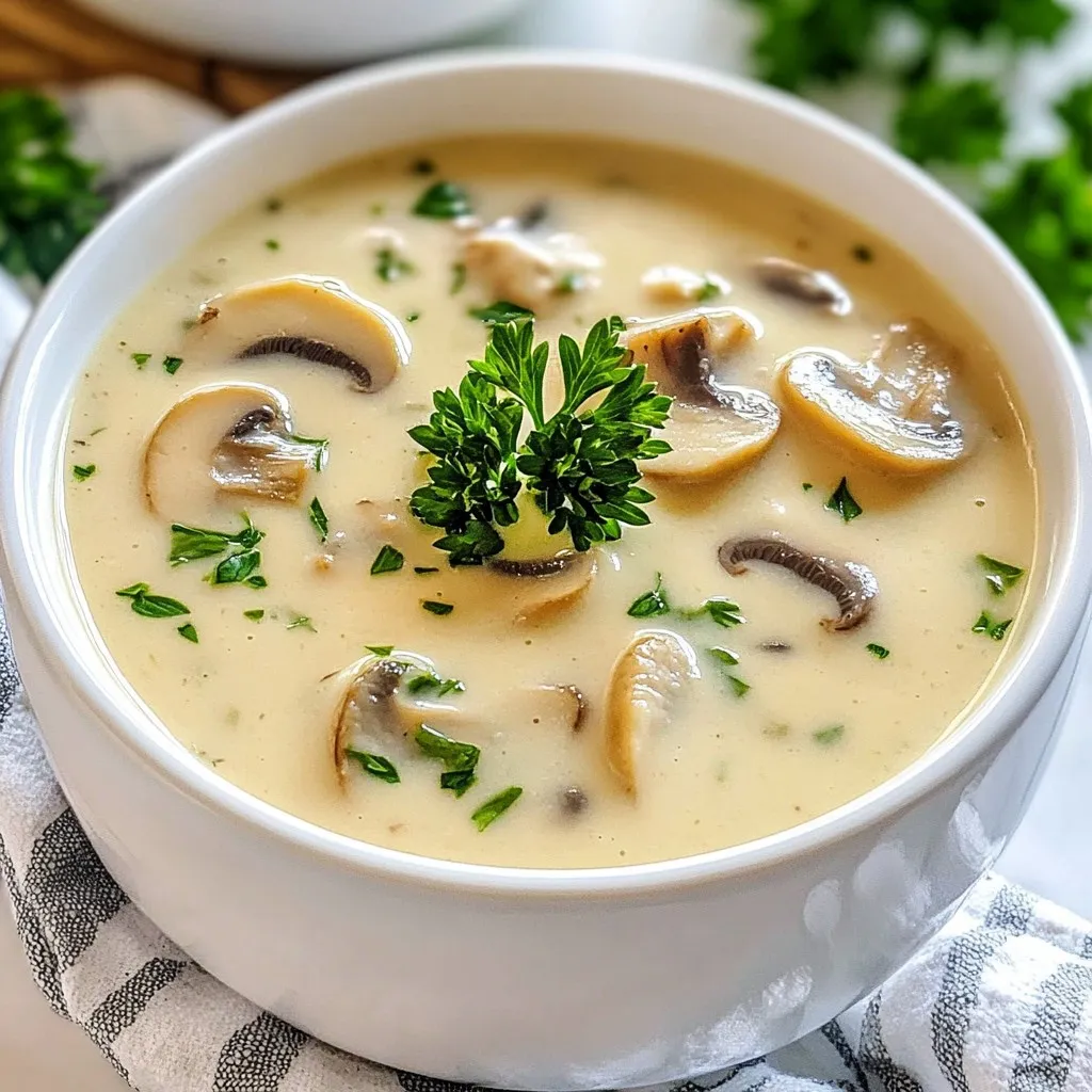 Cream of Mushroom Soup Simple and Tasty Recipe