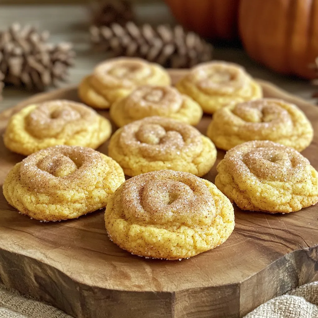 Pumpkin Spice Snickerdoodle Cookies Easy Fall Treat