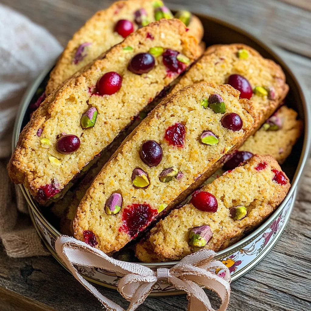 Cranberry Pistachio Biscotti Irresistible Comfort Treat