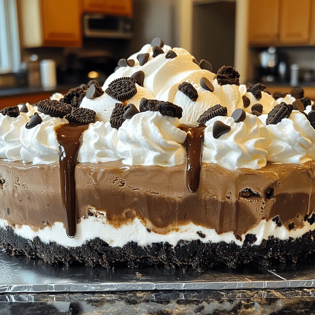 Mocha Oreo Ice Cream Cake Delightful and Easy Treat
