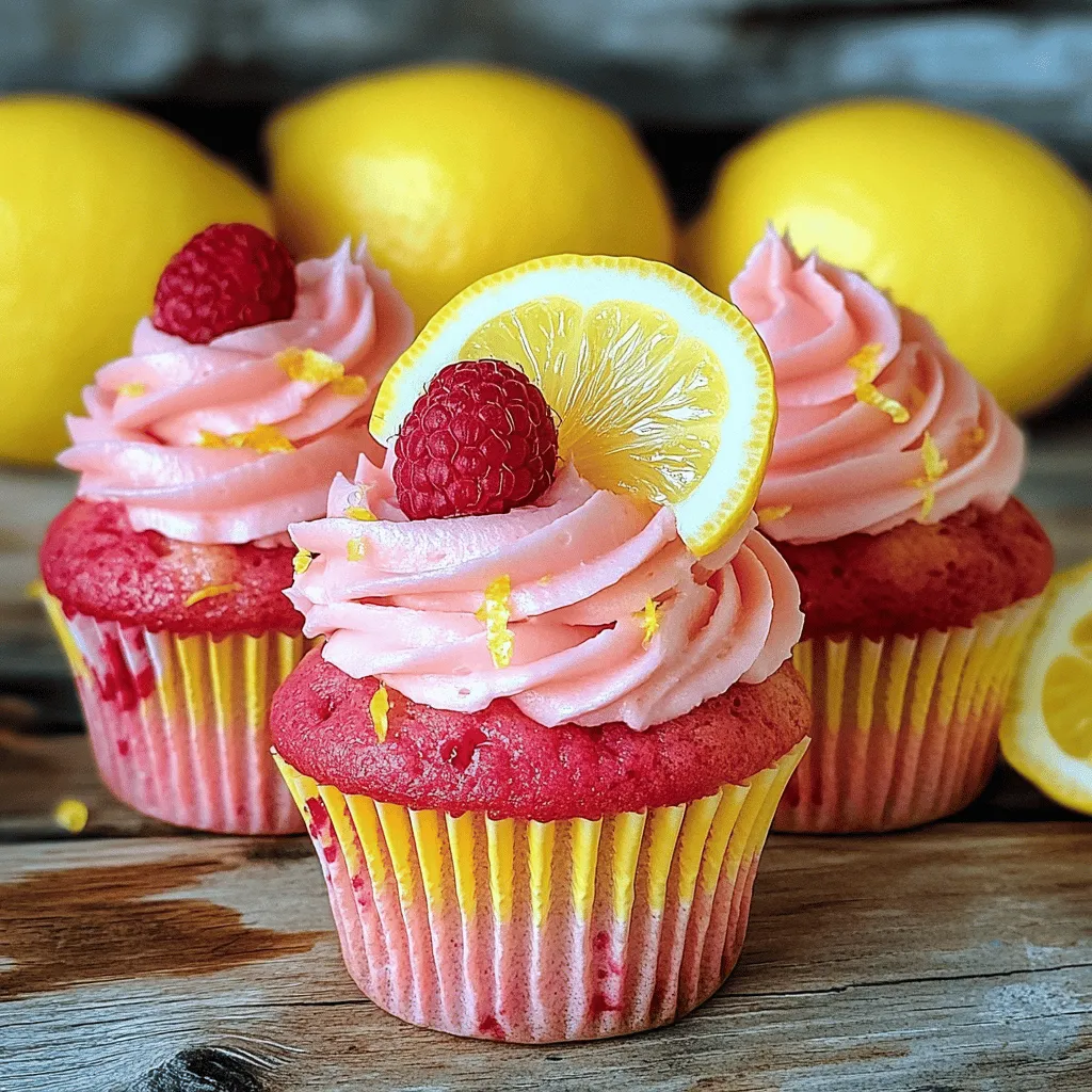 Raspberry Lemonade Cupcakes Refreshing Summer Treat