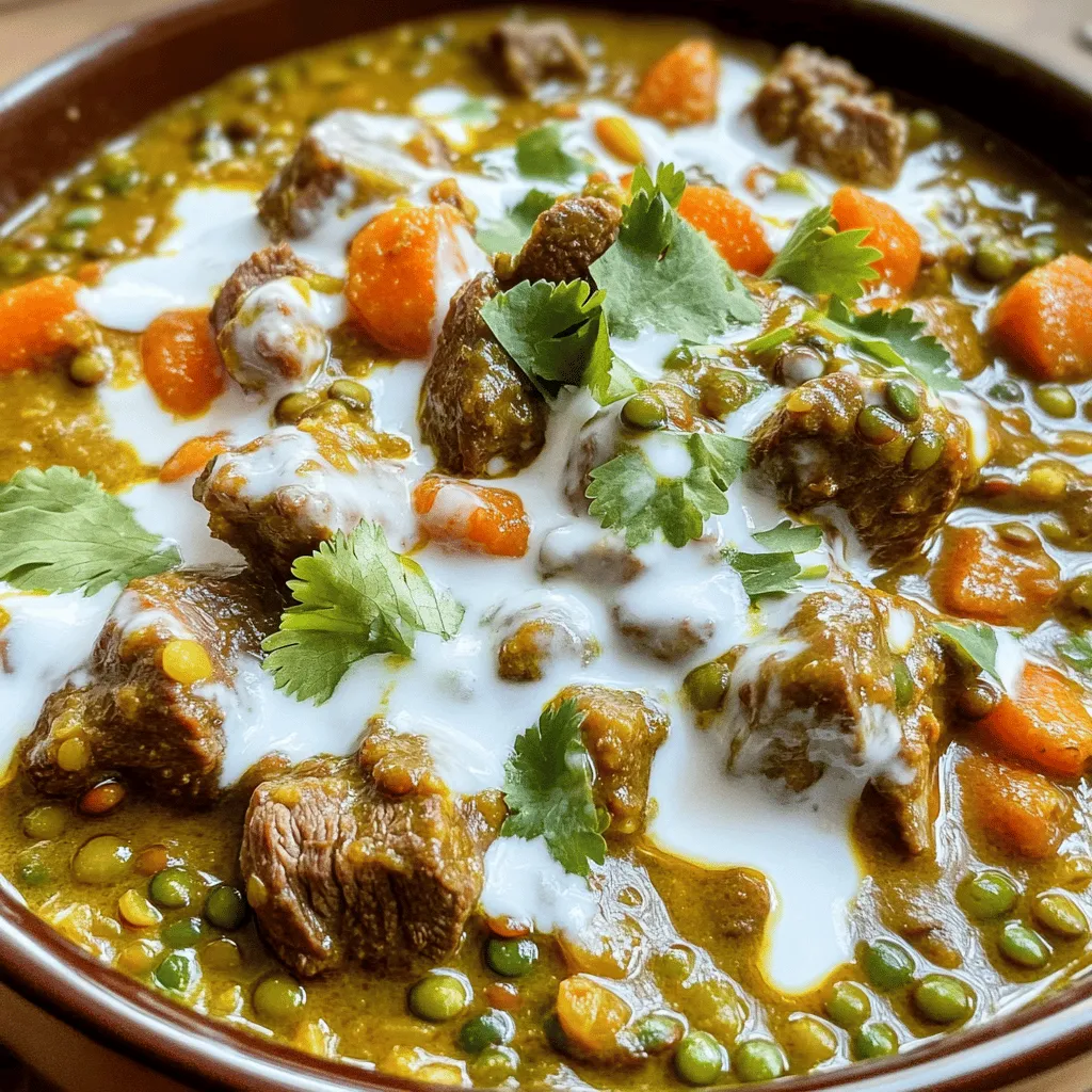 Slow Cooker Beef &#038; Lentil Curry Flavorful Delight