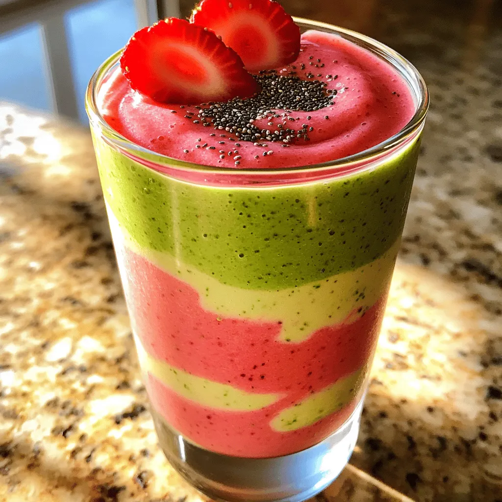 Strawberry Spinach Smoothie Healthy and Refreshing Treat